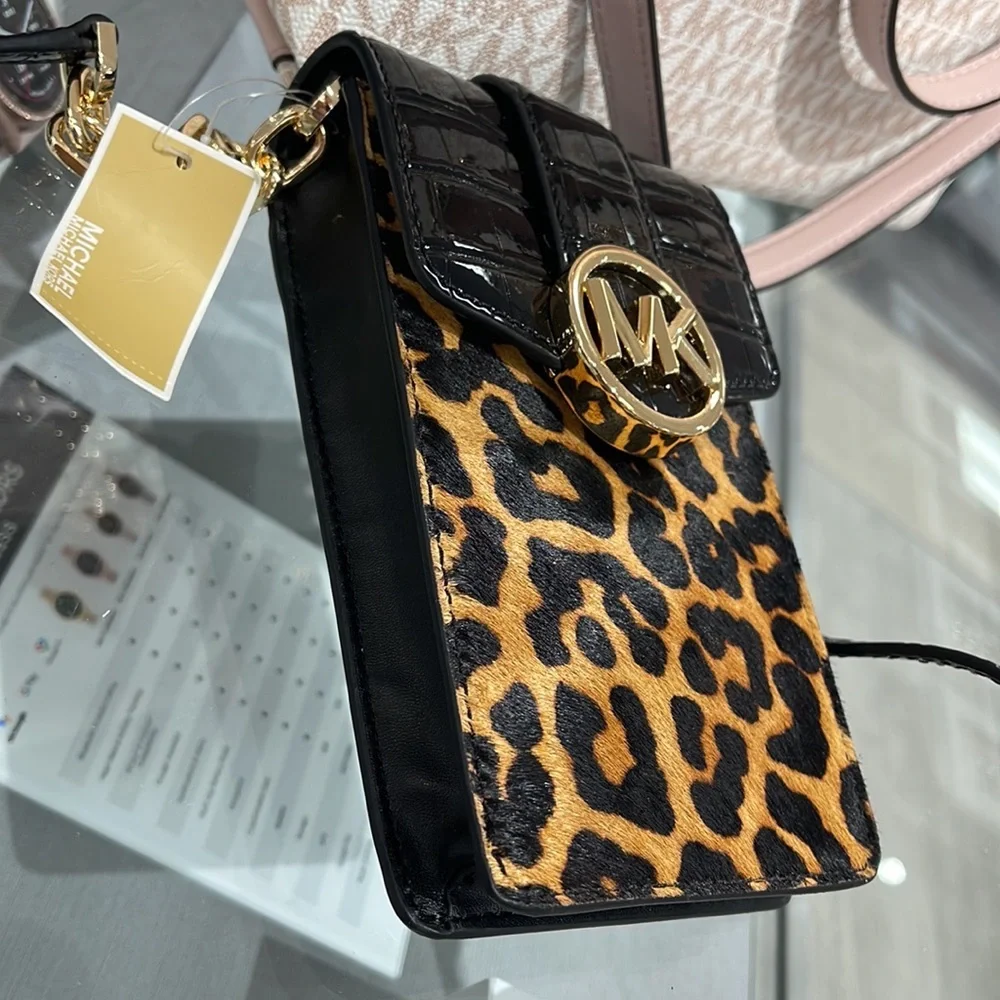 Michael Kors Carmen Small NS Phone XBODY HairCalf
Black Multi - Picture 8 of 16